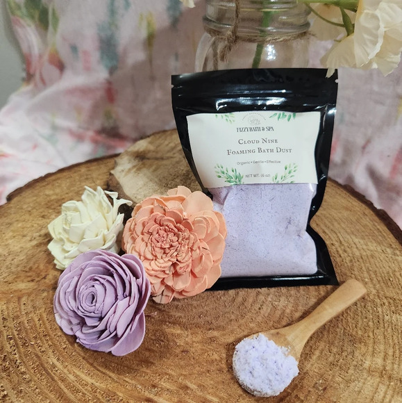 Handmade Cloud Nine Foaming Bath dust‎ - Picture 1 of 5